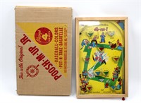 Vintage Poosh-M-Up Jr Table Top Pinball Game w Box