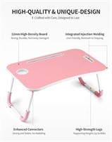 Pink Portable Lap Top Desk/Table Tray (Pink)