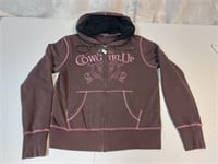 Cowgirl Up Hoodie Girls XL