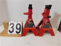 Pair of  Big Red 2 Ton Jack Stands