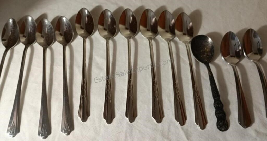 Stainless/Assorted Ice Cream Spoons and Tea Spoons
