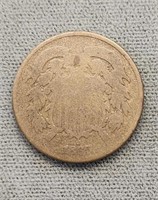 1865 Civil War 2 Cent Piece