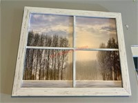 Winter Scene Artwork (back room)