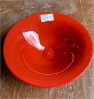 Red Flambé Glass Bowl (con1)