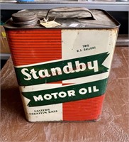 Vintage Standby Motor Oil Can (con1)