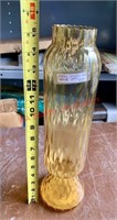 1960’s Yellow 15.5” Blenko Glass Vase (con1)