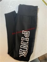 Size S/M Victorias Secret Black Yoga Pants (back
