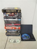 Lot of DVDs & Video Games - PC, Playstation 2