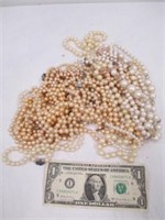 Lot of Vintage Pearl Necklaces