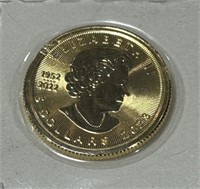 1/10TH ONCE 9999 CANADIAN GOLD COIN