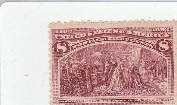 1892 1893 US Columbian Exposition 8c Stamp