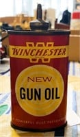 Vintage Metal Winchester Gun Oil Can