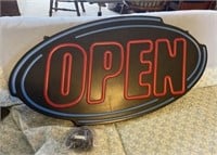 Electric "OPEN" Sign