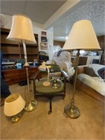 Floor Lamps, Desk Lamps and Chair