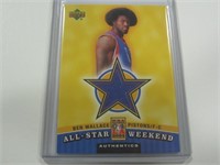 04 UD ALL STAR JERSEY CARD BEN WALLACE