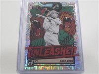 21 UNLEASHED SILVER MOJO PRIZM BABE RUTH