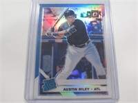 Austin Riley optic Rated Rookie Silver Prizm