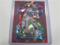 Brian Bosworth Red Cracked Ice Prizm