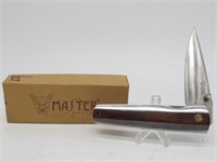MASTER KNIVES SINGLE BLADE KNIFE W/BOX