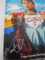 Michael J Fox Signed 11X17 Poster COA