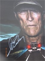 Clint Eastwood Signed 11x17 Poster COA