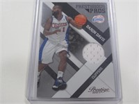 10 #D/25 GAME WORN SWATCH INSERT BARON DAVIS