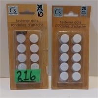 Crafter's Square Fastener Dots - 2 packs
