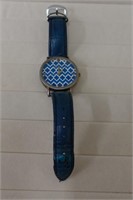 Blue Lattice Watch