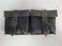 PAIR WWII G43 MAGAZINES IN AMMO POUCH