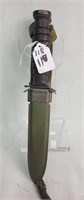 U.S. M3 FIGHTING KNIFE AND M8 SCABBARD