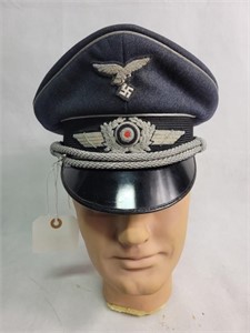 LUFTWAFFE OFFICER'S VISOR CAP