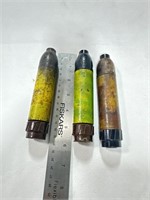 3 WWII K98 30MM INERT ANTI PERSONNEL GRENADES