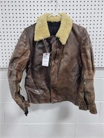 WWII BROWN LEATHER PILOT JACKET