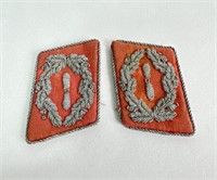 MATCHED PAIR LUFTWAFFE COLLAR TABS