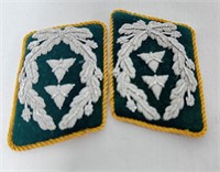 MATCHED LUFTWAFFE COLLAR TAB PAIR