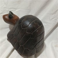 Hand Carves IronWooden Sea Turtle