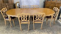 Vintage French Provincial Table &  Chairs