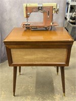 Vintage Kenmore Sewing Machine in Cabinet
