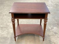 Bombay End Table with Shelves