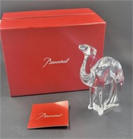 Baccarat crystal camel with box