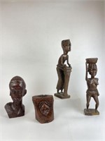 Selection of Wooden Carved Sculptures