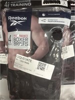 Reebok 4 pack boxer briefs S 28-30