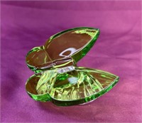 Waterford Crystal butterfly green collectible