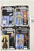 (4) Star Wars Action Figures: