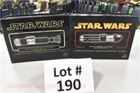 (2) Star Wars Lighter Sabers: