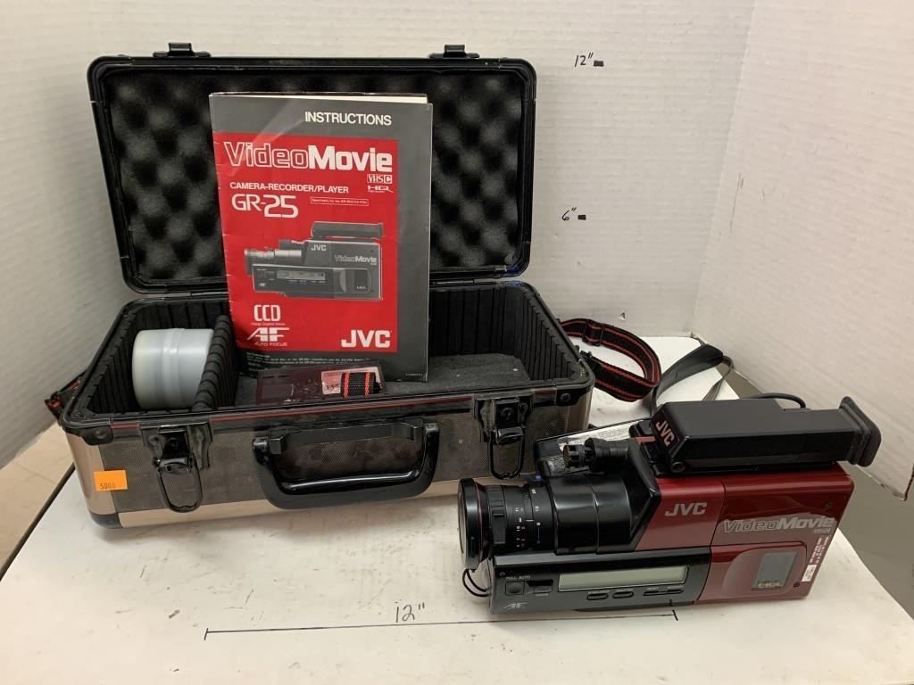 Video Movie VHS Camera-Recorder with Case, Will