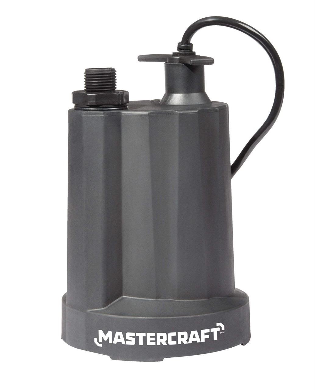 Mastercraft 1/3-HP Submersible Utility Pump