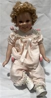 Shirley Temple Porcelain Doll & Chair