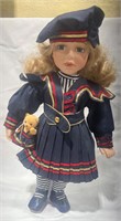 Vintage Porcelain Sailor Doll