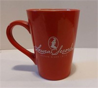 Vintage Laura Secord Red Coffee Mug